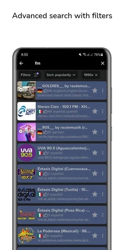 Radio Online radio recorder mod cho Android