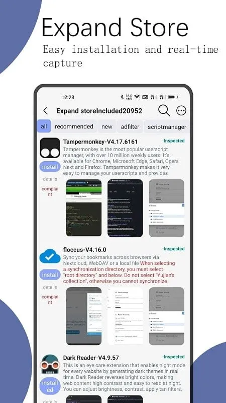 Rainsee Browser showcasing privacy features