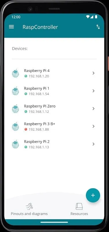 RaspController app file management feature