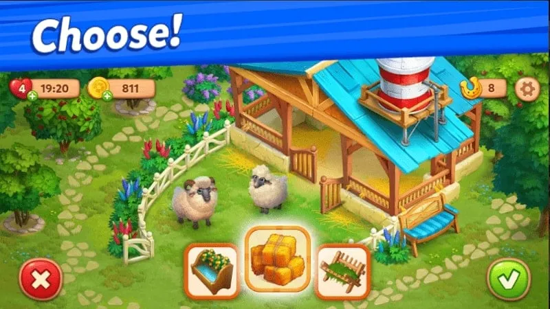 Relax and enjoy the personalized gameplay of Farmscapes.