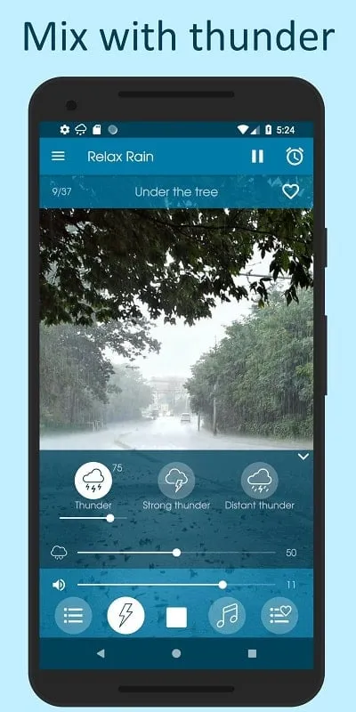 Relax Rain mod apk features