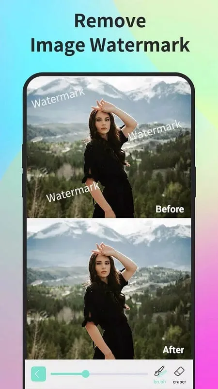 Remove Watermark Easy Retouch mod apk free usage example