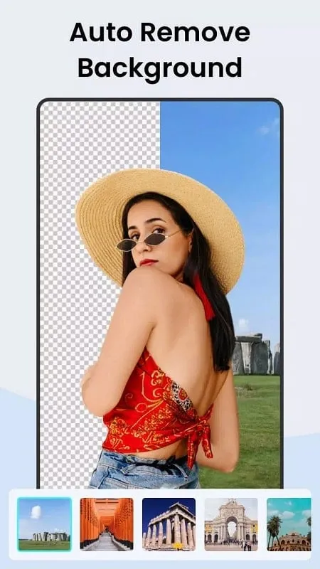 Retouch Remove Objects mod apk features demonstration