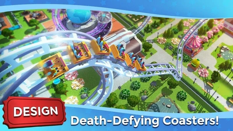 RollerCoaster Tycoon Touch in-game shop.