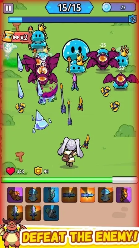 Rumble Bag gameplay screenshot displaying the mod features in action.