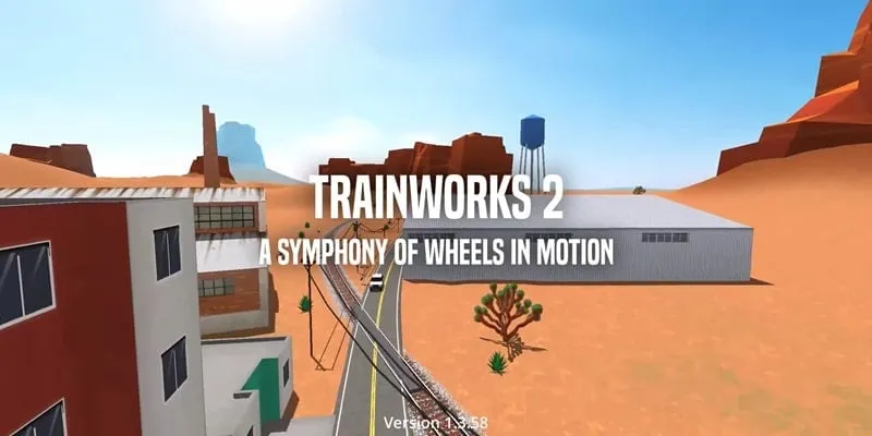 Screenshot displaying the TrainWorks 2 game interface on a mobile device.