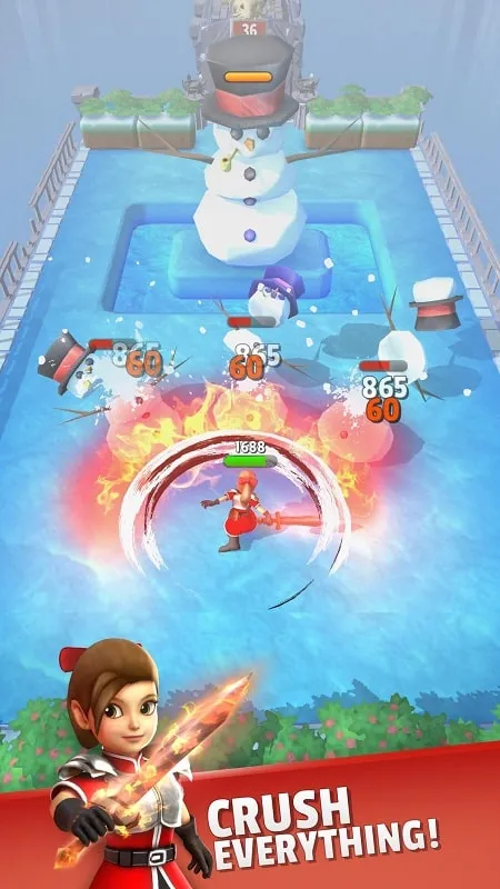 Screenshot of a mobile game displaying a character customization screen, showcasing various cosmetic and functional options to personalize the player's avatar.