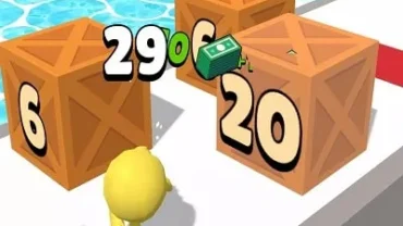 Screenshot of Push Harder gameplay on an Android device.