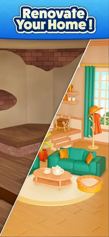 Screenshot of Wordville showcasing a completed room design.