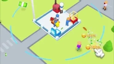 Screenshot showcasing the gameplay of Idle Baker Clicker.