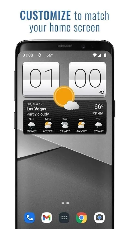 Sense V2 Flip Clock Weather mod showcasing various widget skins