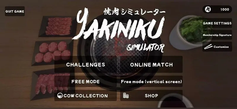 Menyiapkan lingkungan Yakiniku Simulator di Android.