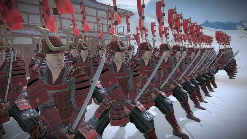 Shogun War and Empire installation guide screenshot.