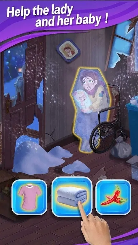 Showcase of different room designs achievable using the unlimited stars in Candy Manor MOD APK.