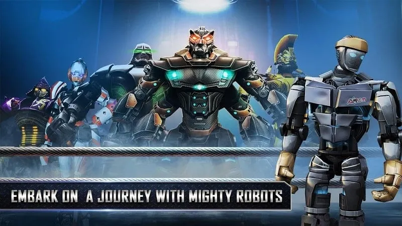 Showcase of robots available in Real Steel.