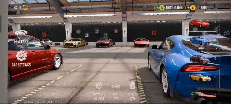 Showcase of various cars available in Car Parking Multiplayer 2, highlighting the variety of models and customization options.