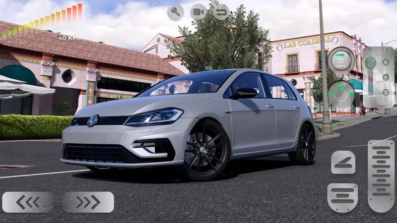 Showcase of various cars available in the Golf R Master Driver School mod.