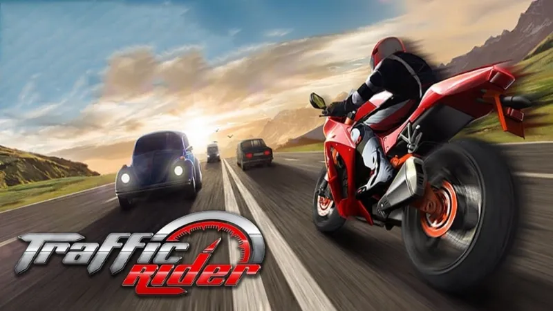 Showcasing the different racing environments in Traffic Rider.