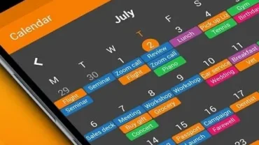 Simple Calendar Pro mod interface showing premium features