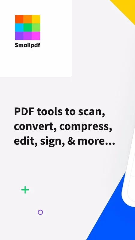 Smallpdf mod interface showing premium features