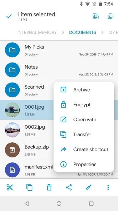 Solid Explorer File Manager mod interface showing premium features