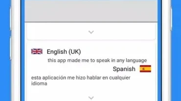 Speak and Translate All languages Voice Translator mod interface showing premium features