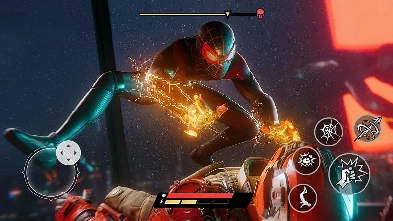 Spiderman showcasing various suits and combat abilities.