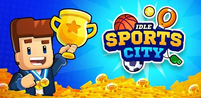 Print de tela da jogabilidade do Sports City Tycoon.