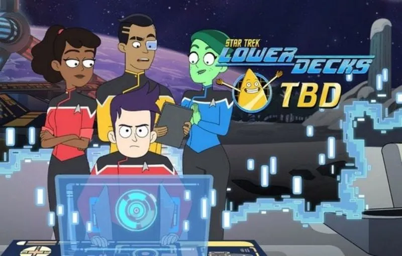 Interfaz del juego Star Trek Lower Decks Mobile.