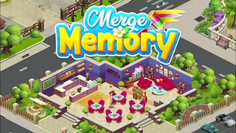 Starting Merge Memory gameplay on a mobile device.