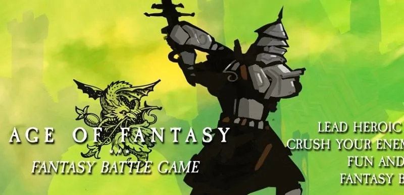 Starting screen of Age of Fantasy showcasing character selection.