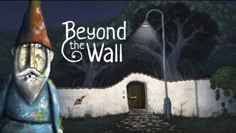 Starting the adventure in Beyond the Wall on an Android device.