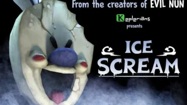 Starting the game Ice Scream 1 on a mobile device.