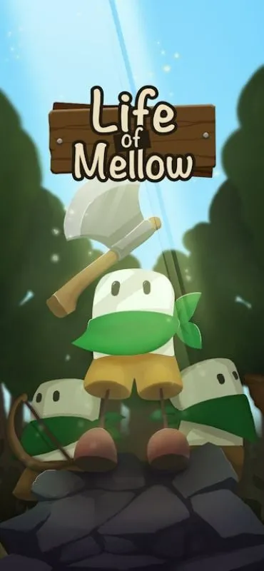 Step-by-step guide demonstrating the installation of Life of Mellow Mod APK on an Android smartphone.