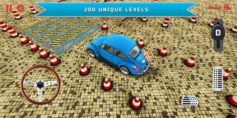 Step-by-step guide demonstrating the installation process for the Car Driver 2 MOD APK on an Android device.