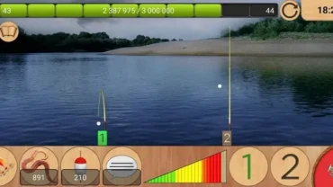 Step-by-step guide demonstrating the installation process of True Fishing MOD APK on an Android device.