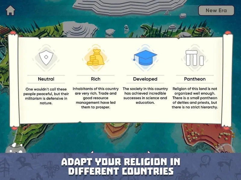 Step-by-step guide for downloading and installing Religion Inc. MOD APK on an Android device.