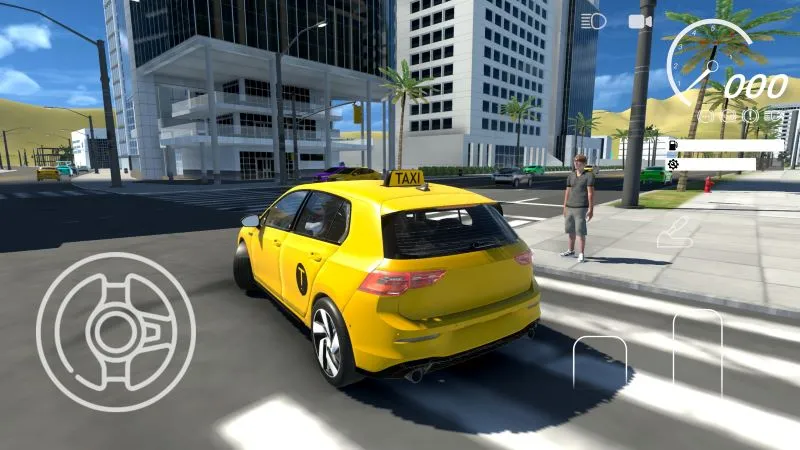 Step-by-step guide for downloading and installing the Taxi Driver City Driving SIM mod APK on an Android device.