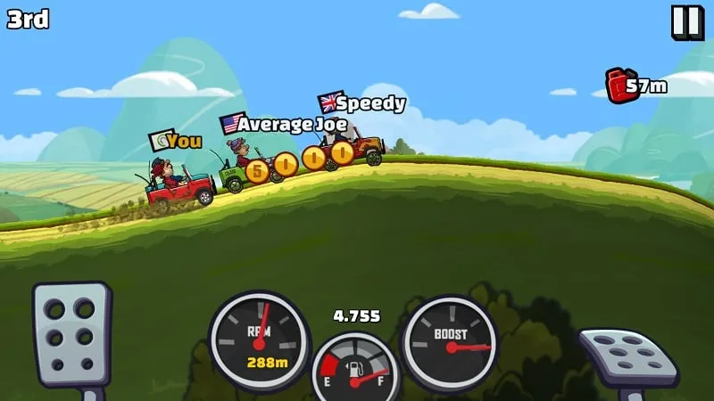 Step-by-step guide for downloading the Hill Climb Racing 2 MOD APK on an Android smartphone.