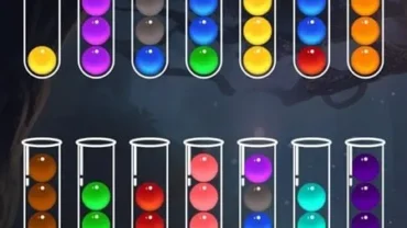 Step-by-step guide for installing Ball Sort MOD APK on an Android smartphone.