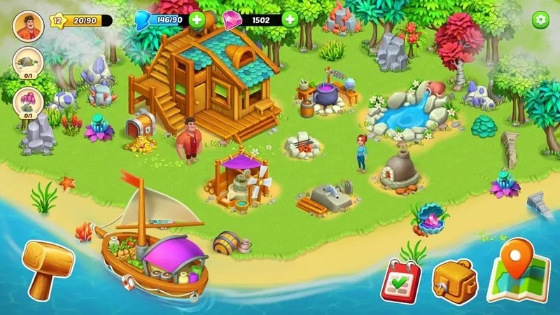 Step-by-step guide for installing Horizon Island MOD APK on an Android device.