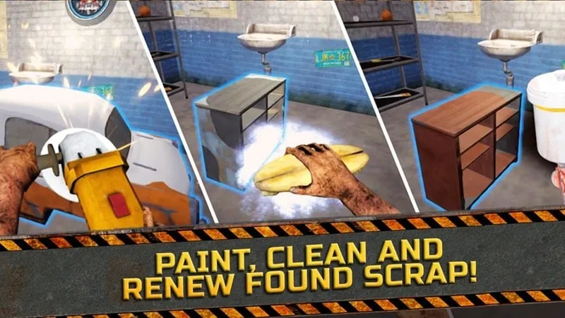 Step-by-step guide for installing Junkyard Builder Simulator MOD APK on an Android device.