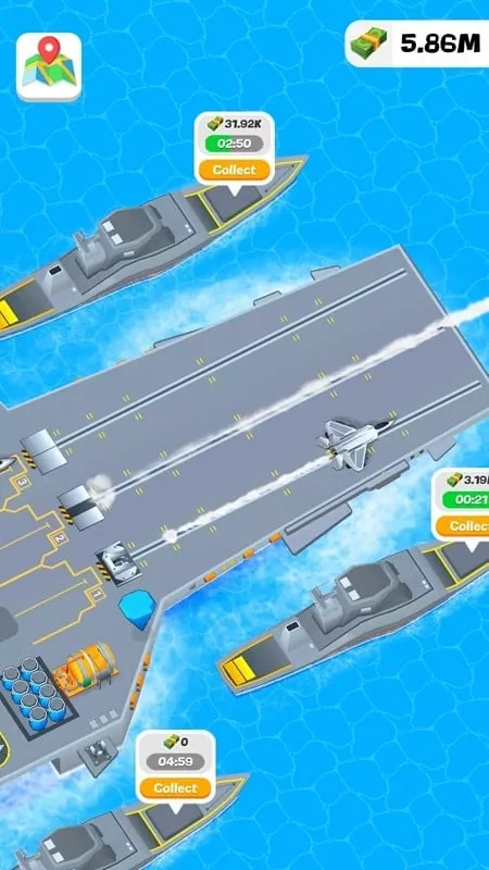 Step-by-step guide for installing the Idle Aircraft Carrier MOD APK on an Android phone.