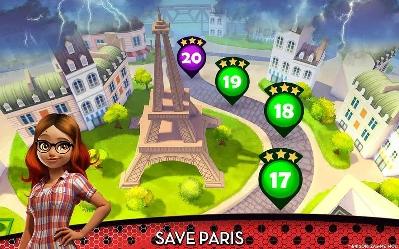 Step-by-step guide for installing the Miraculous Ladybug MOD APK on an Android smartphone.