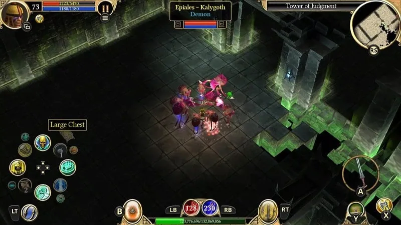 Step-by-step guide for installing the Titan Quest Legendary Edition MOD APK on an Android smartphone.