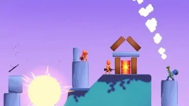 Step-by-step guide showcasing the installation process of Bazooka Boy MOD APK on an Android smartphone.