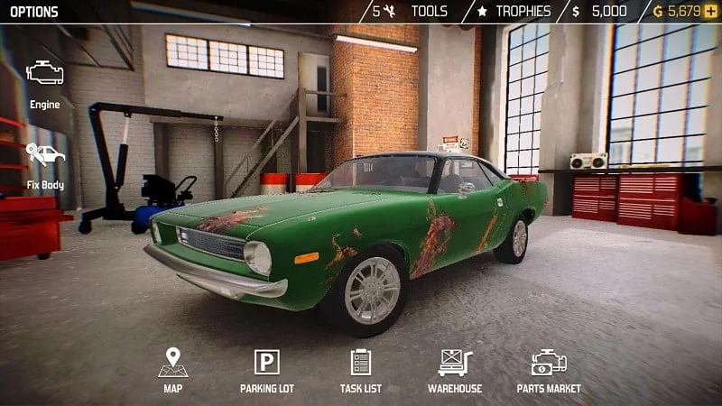 Step-by-step guide with screenshots for installing Car Mechanic Simulator MOD APK on an Android smartphone.