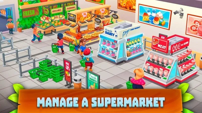 Step-by-step installation guide for Supermarket Village MOD APK on an Android device.