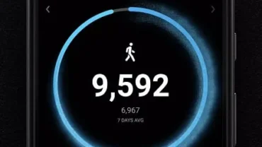 StepsApp Pedometer Step Counter mod interface showing premium features