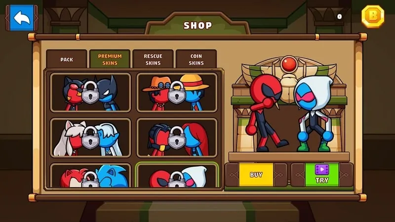 Compatibilidad con Android de Stick Red and Blue